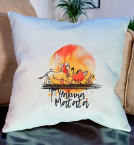 Almohadón Hakuna Matata de Lino