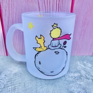 Taza Vidrio Principito