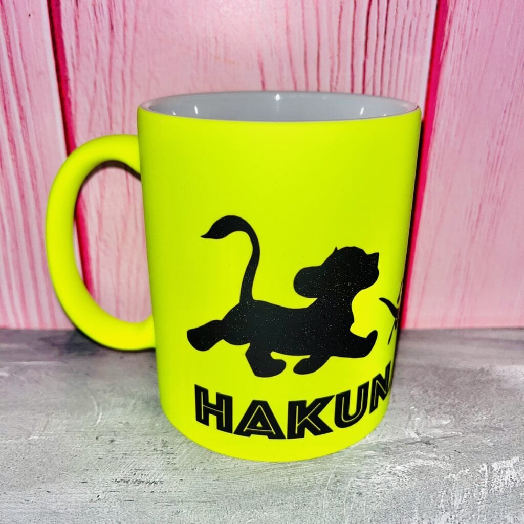 Taza Fluo Rey León