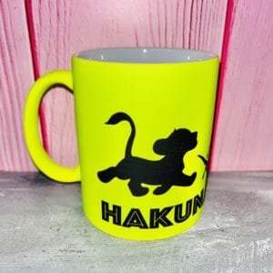 Taza Fluo Rey León