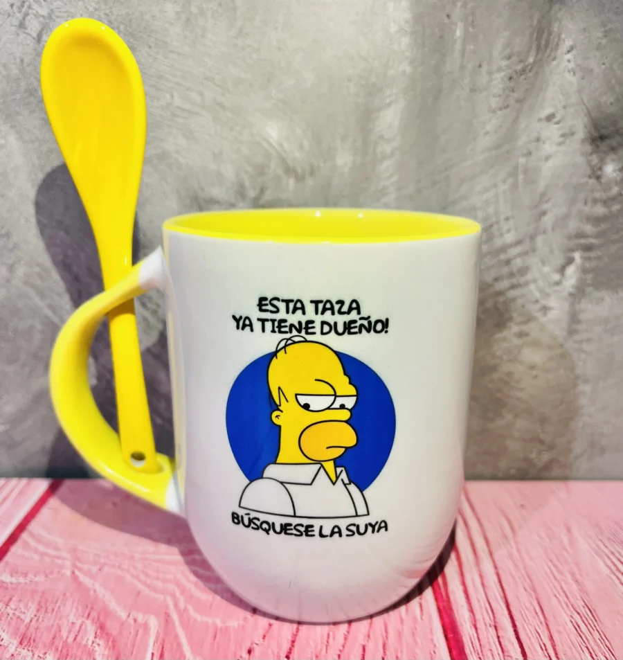 Taza Homero No Toque mi Taza