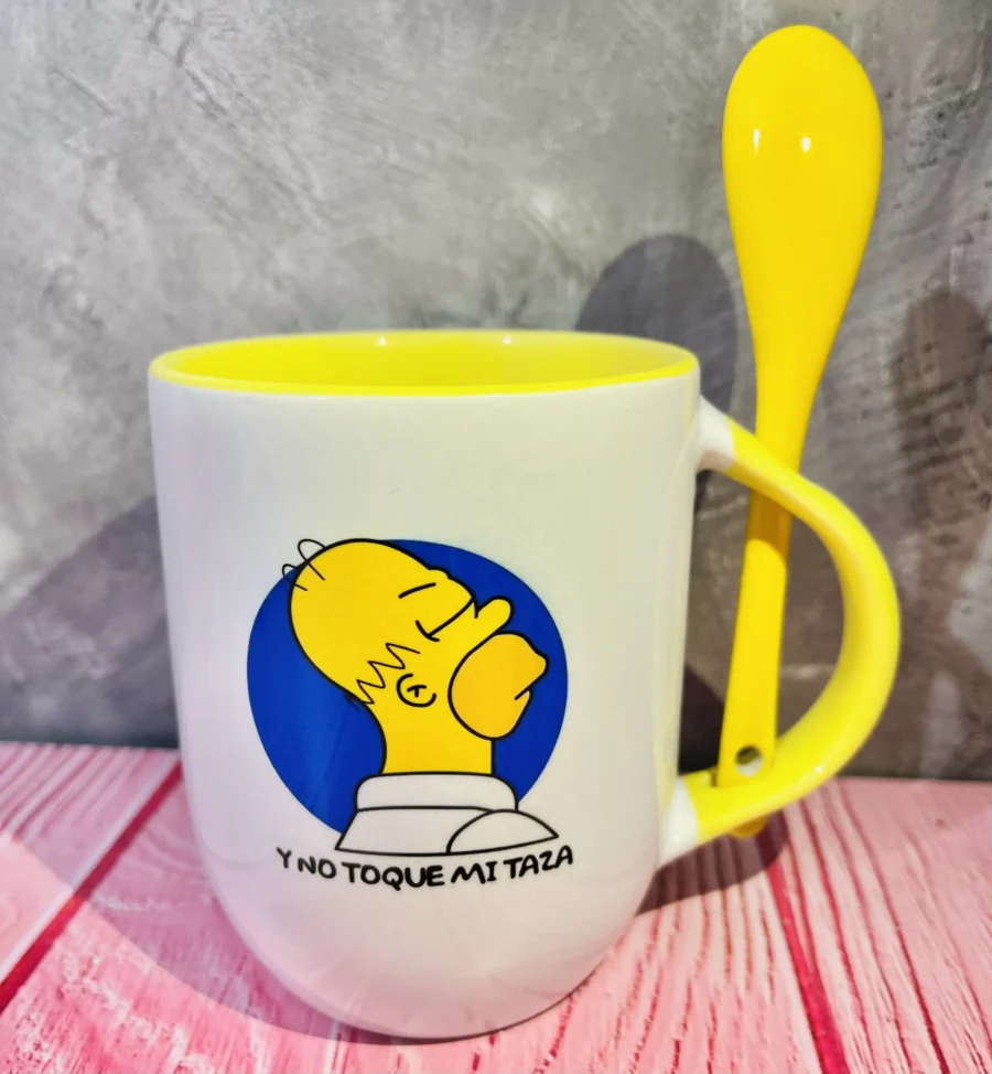 Taza Homero No Toque mi Taza